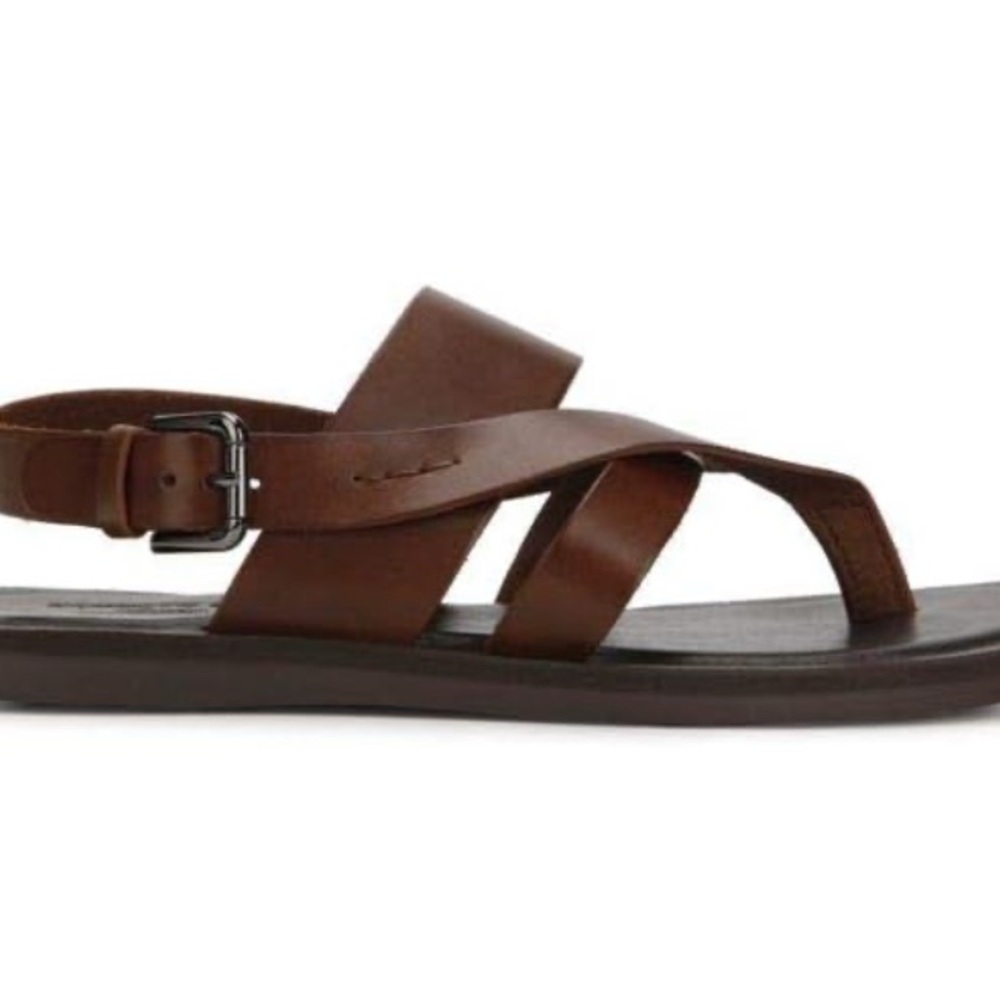 Kenneth Cole Men's Brown The Ideal Leather Sandals size 11